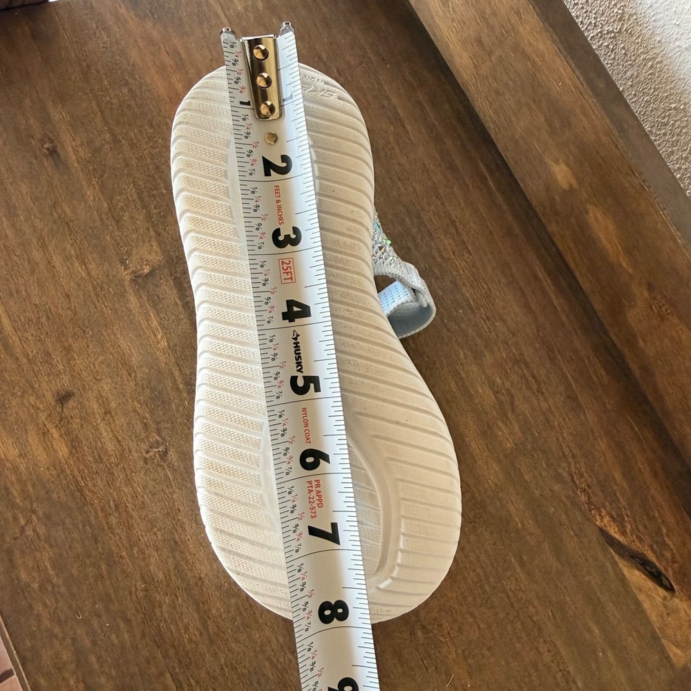 Skechers Ultra Flex 3.0 Girls Rhinestone Sandals Youth Size 1 See Measurement - Picture 13 of 14
